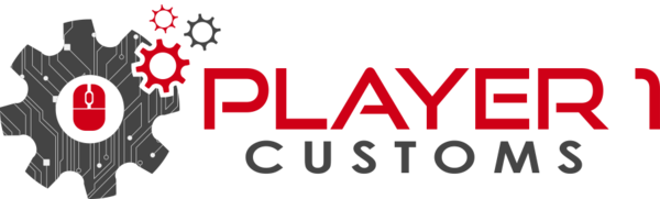 Custom Gaming PC - Player 1 Customs Logo